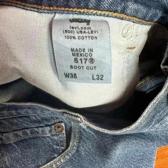 Levi’s 517 Bootcut Waist 36 Length 32 - Picture 4 of 5
